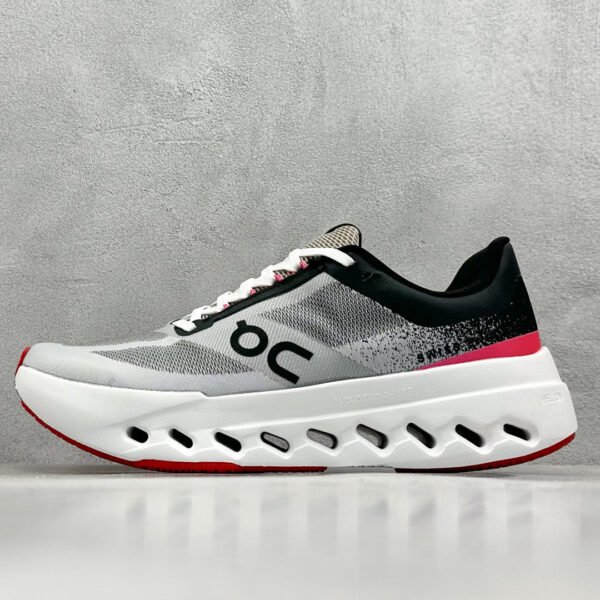 ON Cloudmonster White/Black/Red - Sneakers