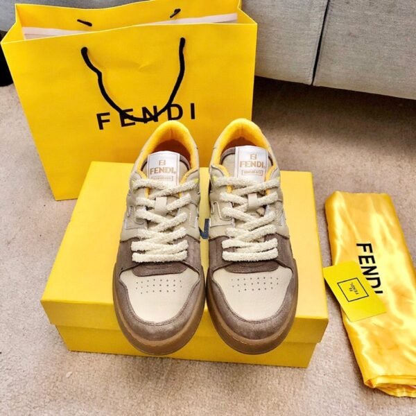 FD Match Low-Top Sneakers Beige/Brown Suede - Sneakers