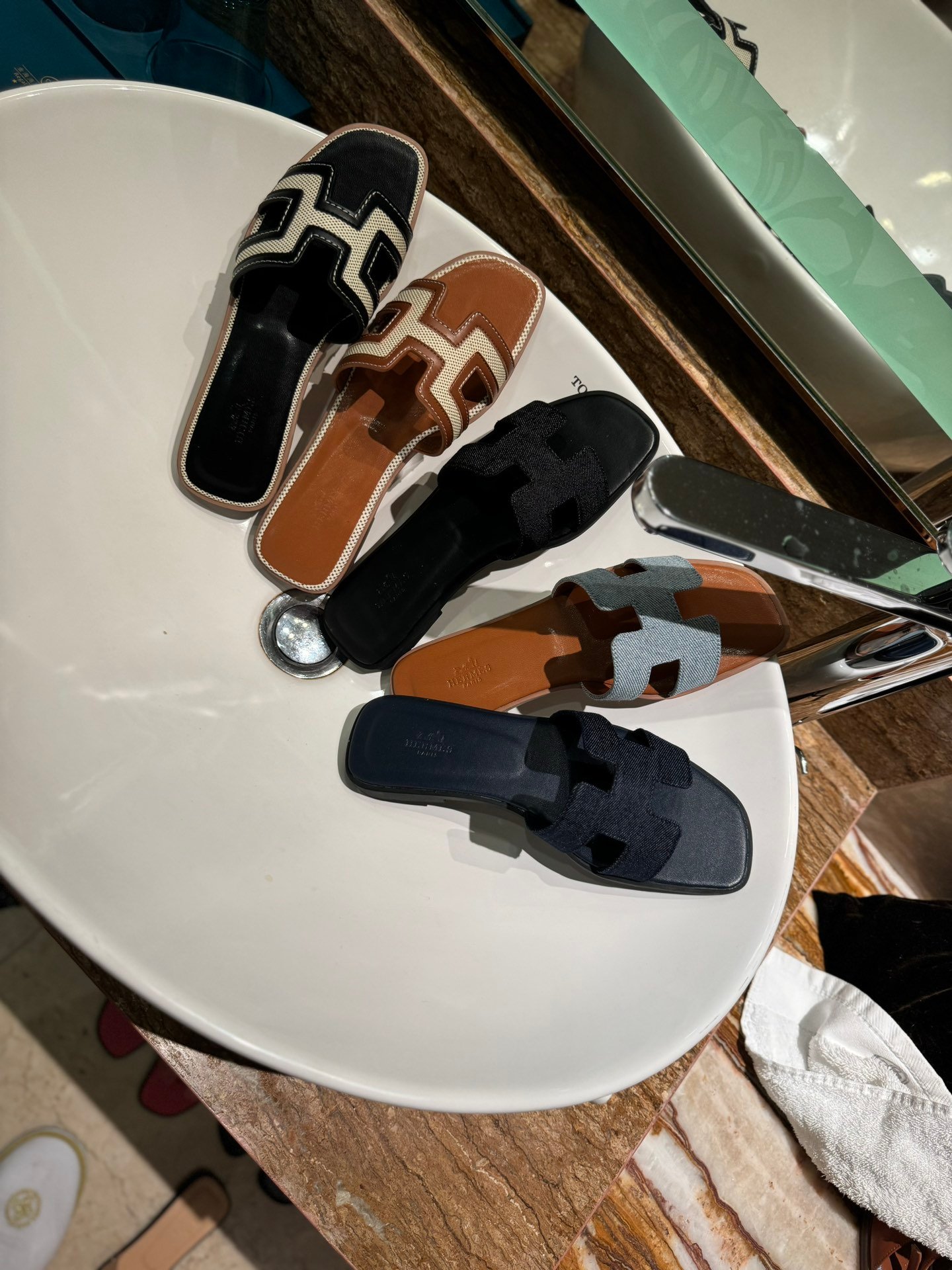 HM Oran Sandals Black Leather - Sandals - Image 7