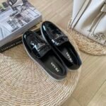 PR Brushed Leather Loafers – Scarpe