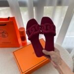 HM Oran Sandals Pink Rubber – Slides