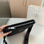 PR Nylon Messenger Black Nylon – Bag