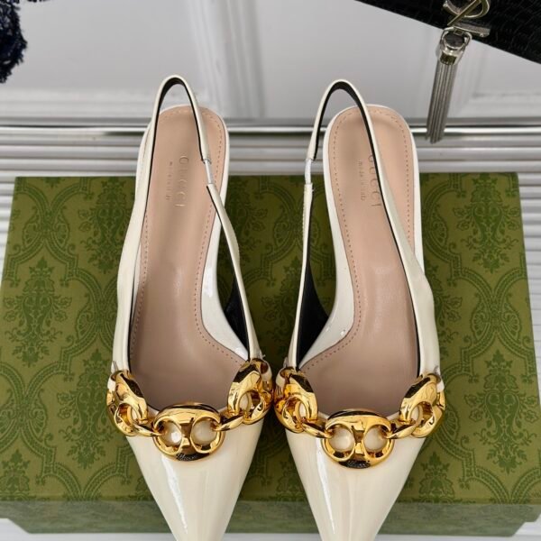 GG Slingback Pumps with Horsebit - Heels