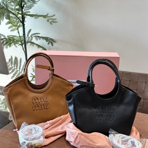 MIU Arcadie Black Leather - Bag