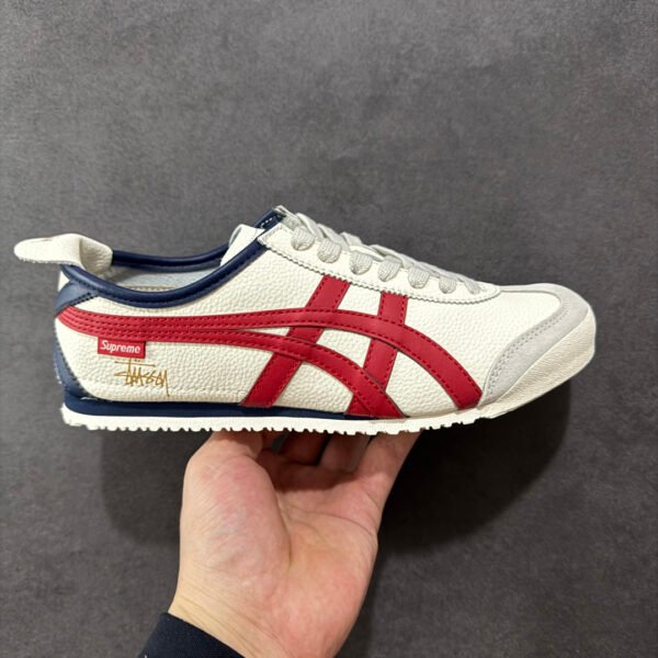 NK Cortez Basic Stussy White/Red - Sneakers
