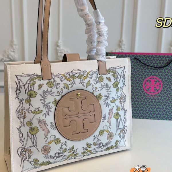 TB Nylon Canvas Tote Bag