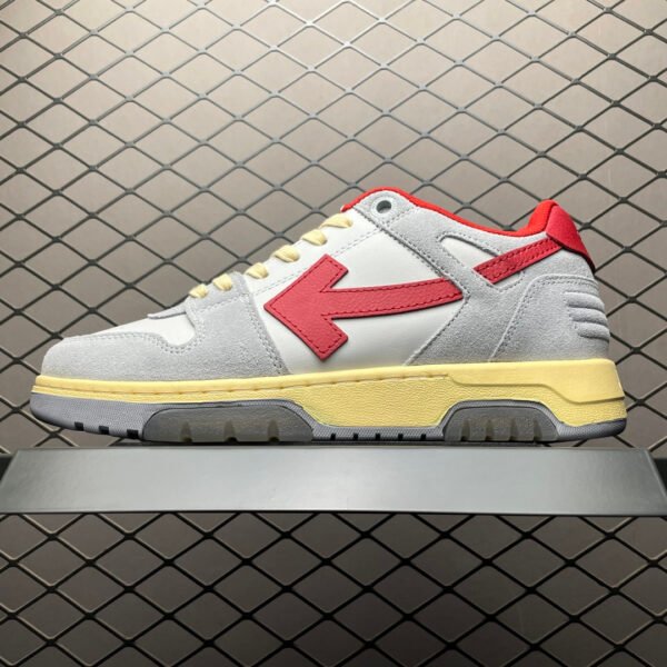 OW Out of Office Grey/Red - Sneakers