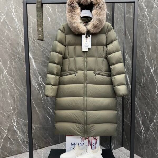 MCL Boedic Long Down Jacket Green - Jacket