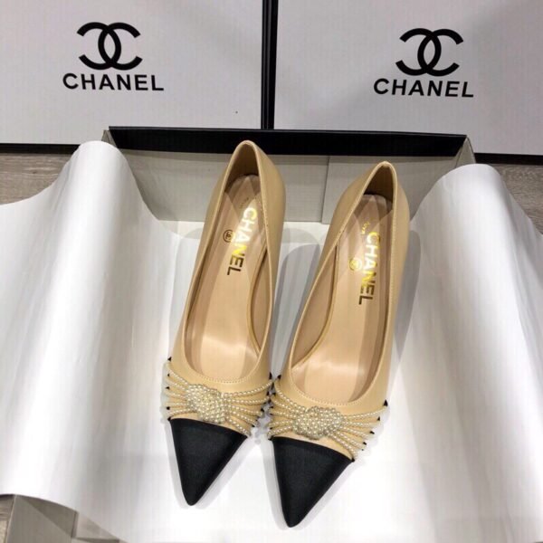 CC Pearl Embellished Pumps - Heels