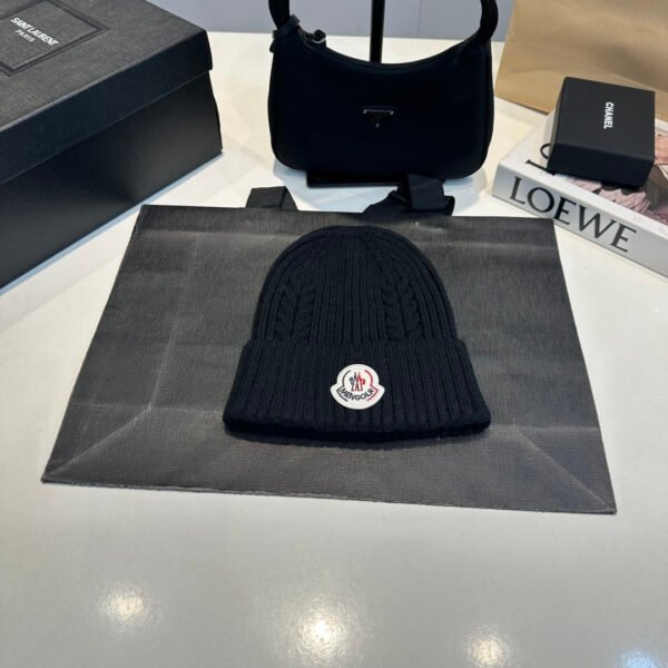 MCL Logo Beanie Black Wool - Hat