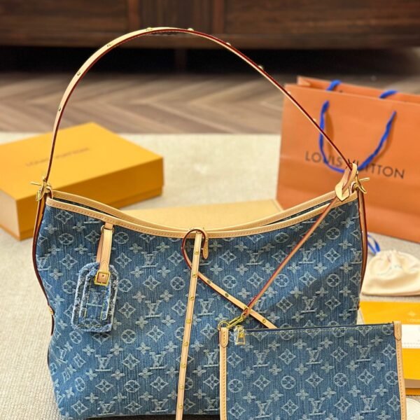 LV Loop MM Monogram Denim - Bag