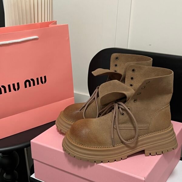 MIU Faded Short Boots - Boots