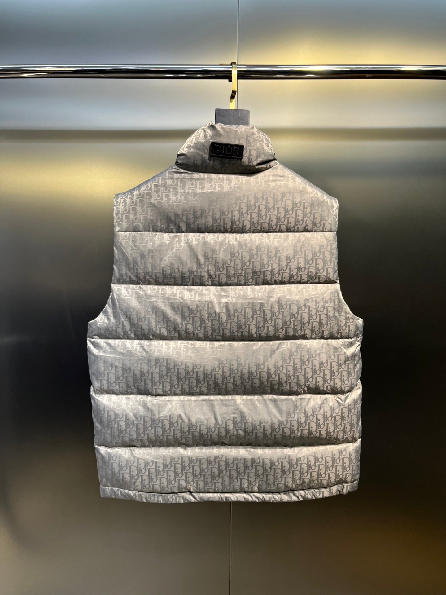 CD Oblique Down Vest Grey Oblique - Vest - Image 2