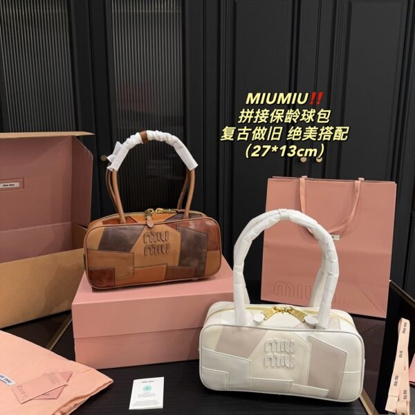 MIU Bowling Bag Patchwork Leather - Bag