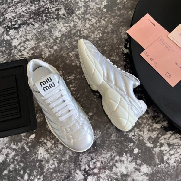MIU Quilted Sneakers - Sneakers