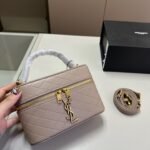 YSL Vanity Case Quilted Leather – Borsa