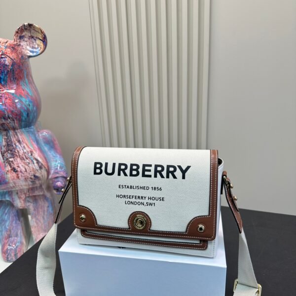 BBR Horseferry Print Canvas and Leather - Bag