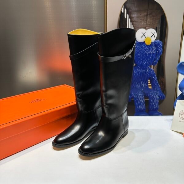 HM Jumping Boots Black Leather - Boots