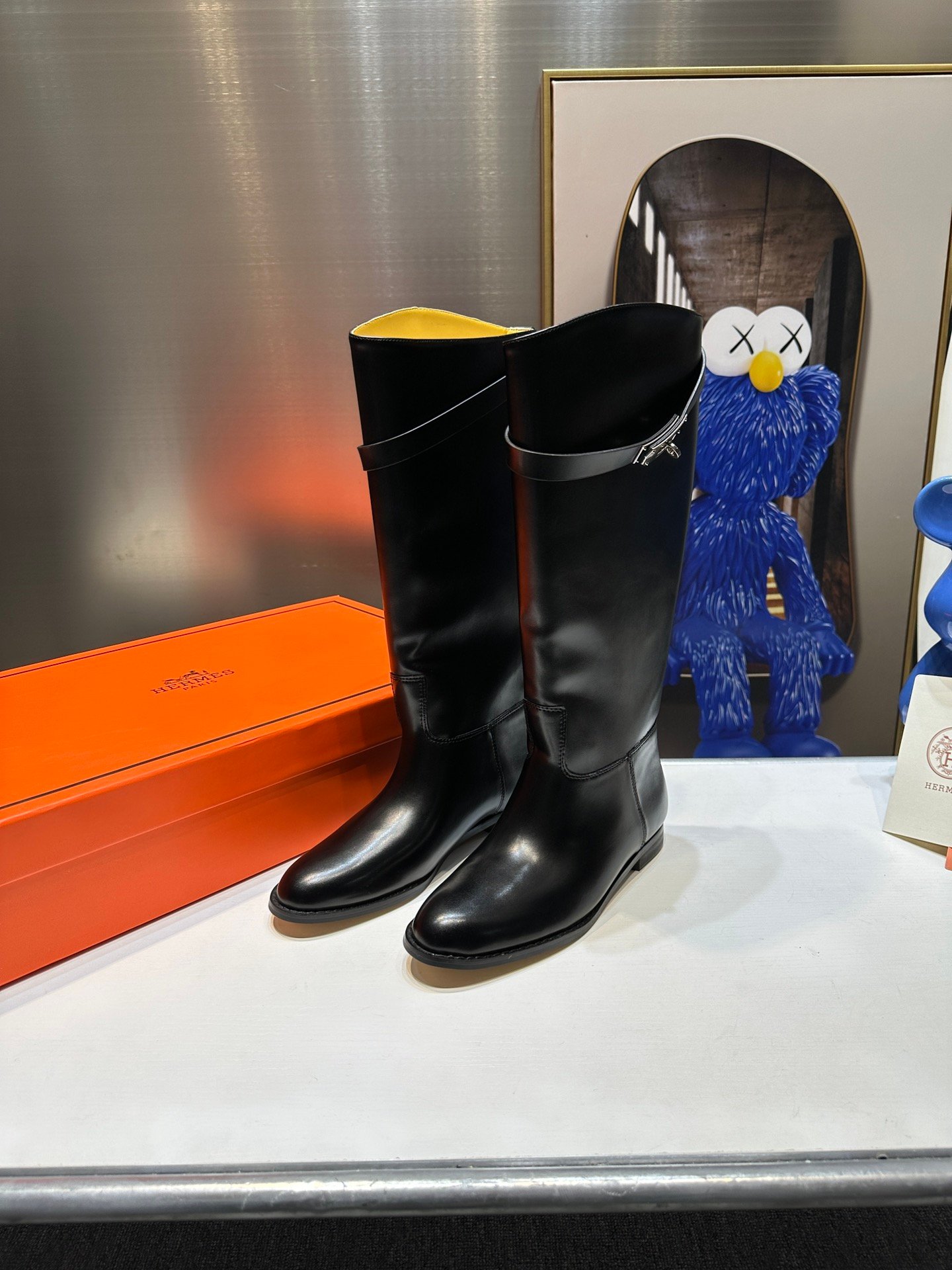 HM Jumping Boots Black Leather - Boots