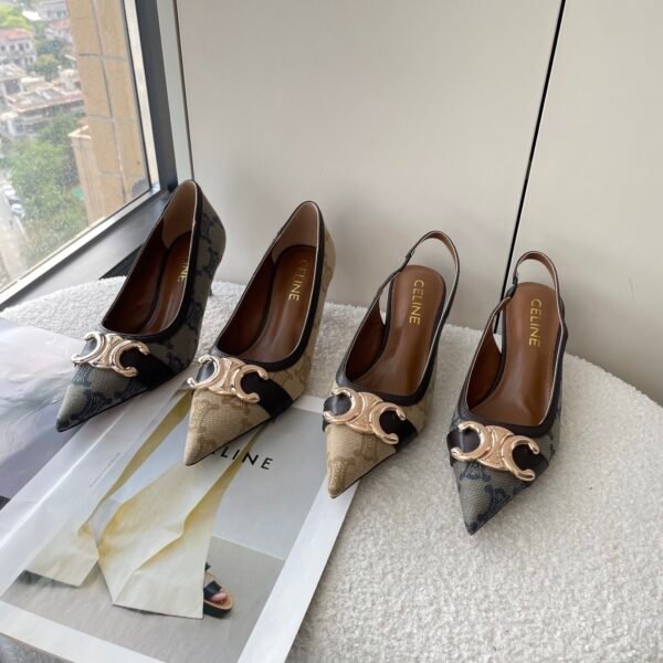 CEL Triomphe Slingback Pumps - Heels