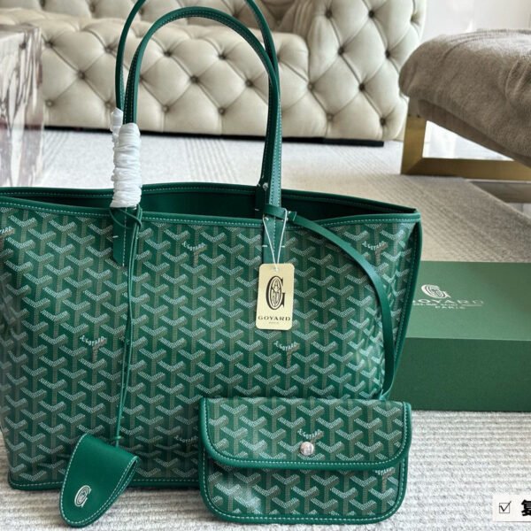 GYD Saint Louis GM Green GYDine Canvas - Bag