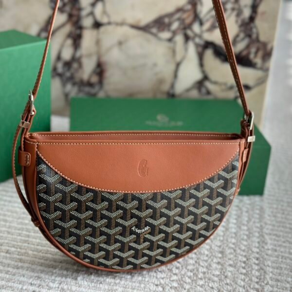 GYD Artois Half Moon Brown GYDine Canvas - Bag