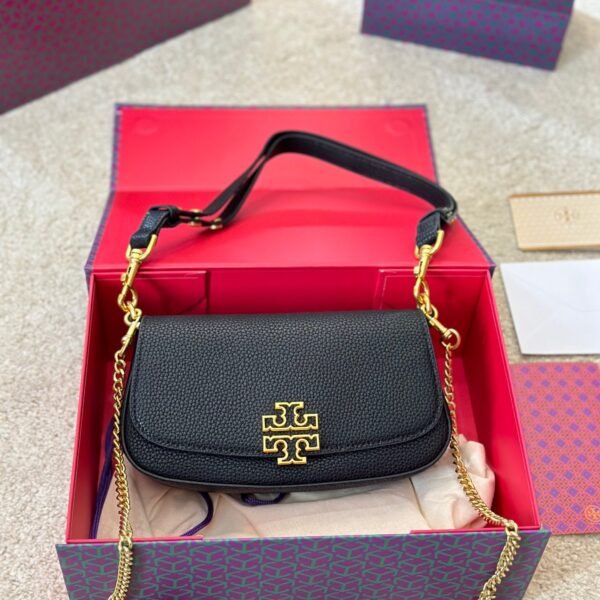 TB Leather Toryburch Britten pebbled leather s