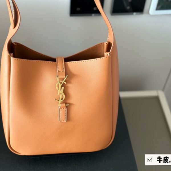 YSL Le 5 à 7 Hobo Tan Leather - Bag
