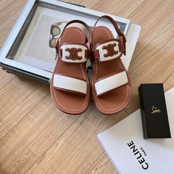 CEL Triomphe Canvas Sandals - Sandals