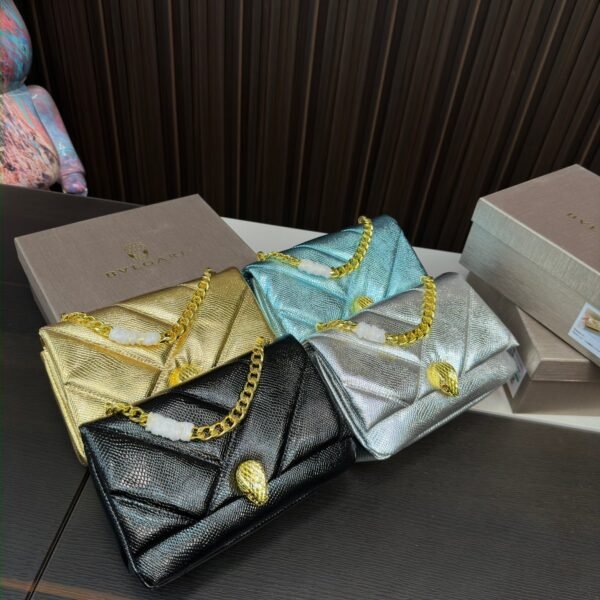 FD Serpenti Forever Metallic Leather - Bag