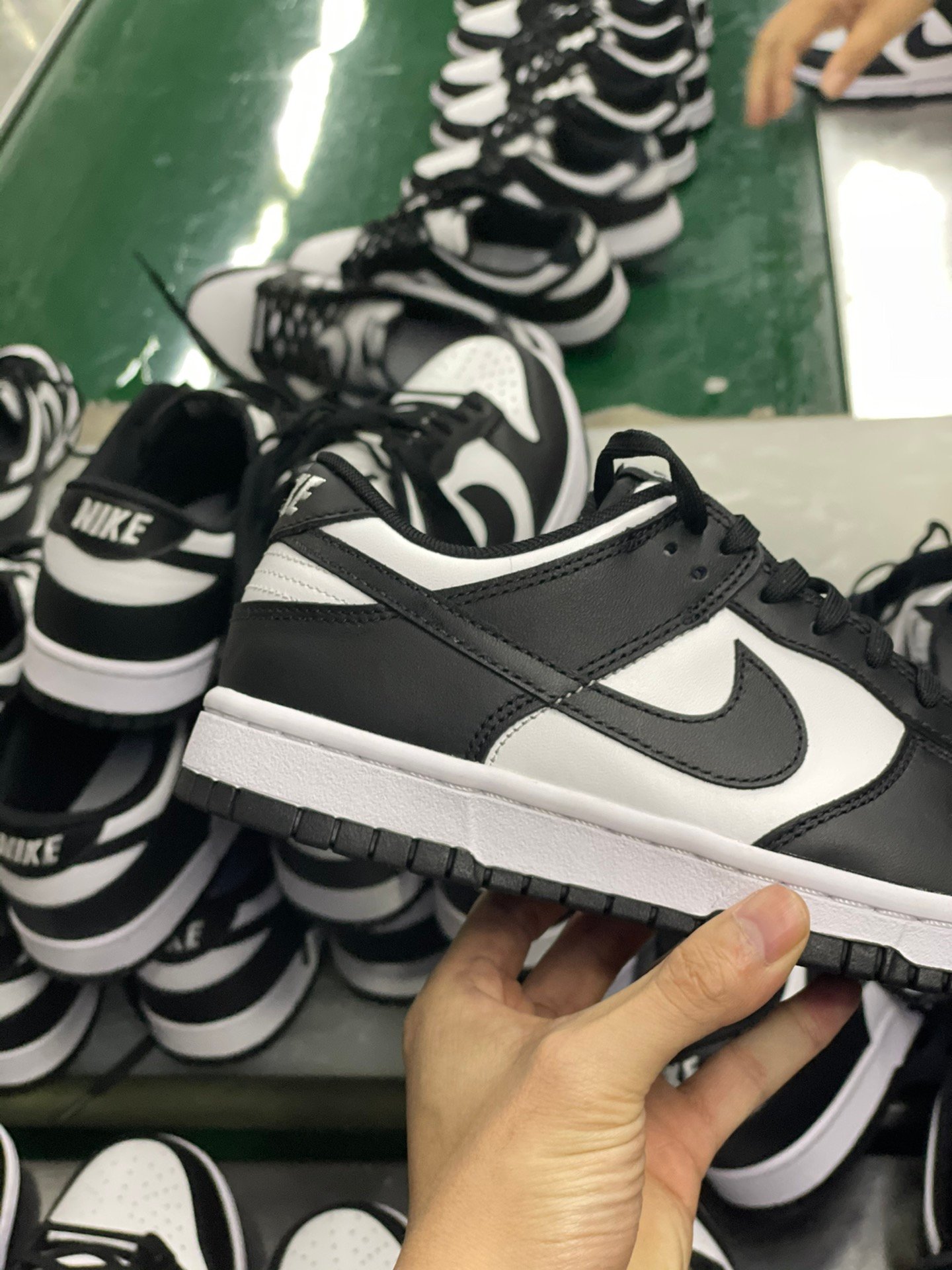 NK Dunk Low Retro Black/White - Sneakers - Image 7