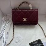 CC Wallet on Chain (WOC) Burgundy Leather – Bag