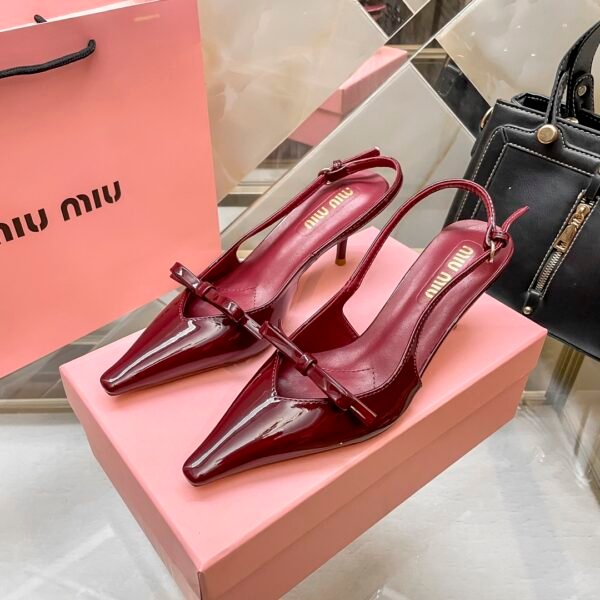 MIU Bow Slingback Pumps - Heels
