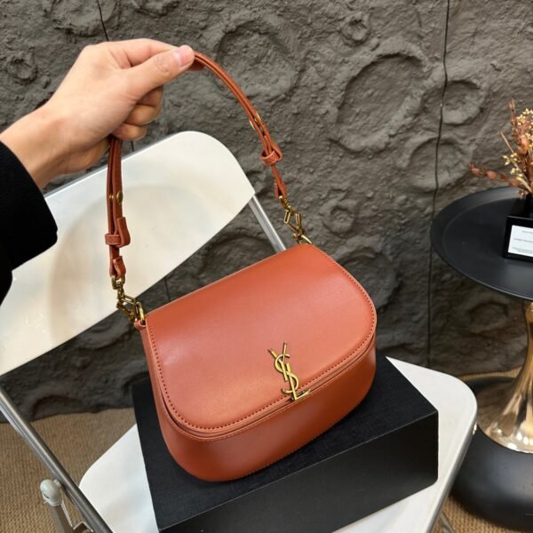 YSL Solferino Small Brown Leather - Bag
