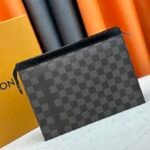 LV Toiletry Pouch 26 Damier Graphite – Bag – Tan
