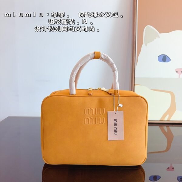 MIU Bowling Bag Suede - Bag