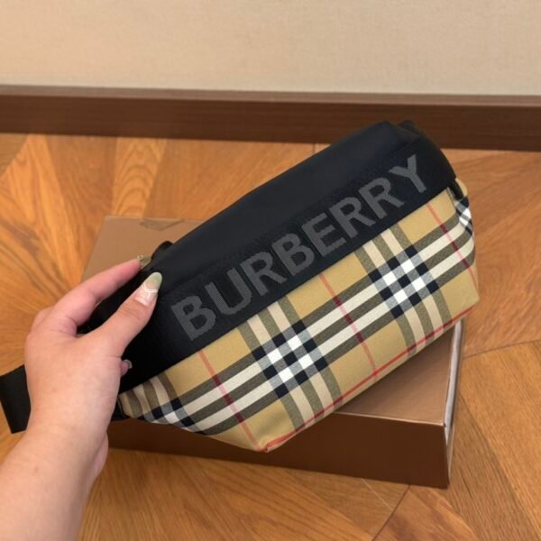 BBR Vintage Check Bum Bag Beige/Black - Bag