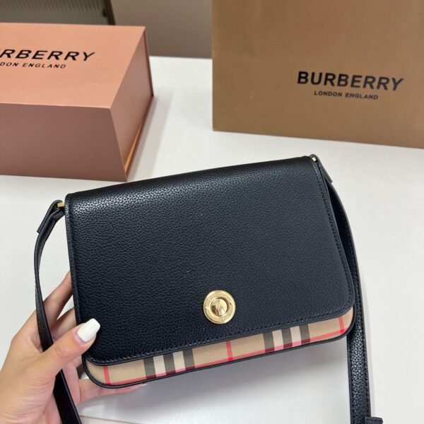 BBR Vintage Check and Leather Note - Bag