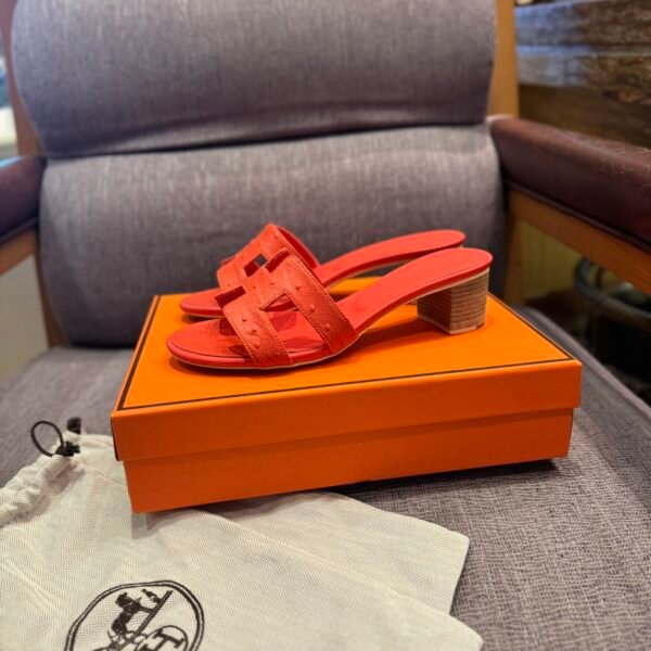 HM Oran Sandals Orange Suede - Sandals
