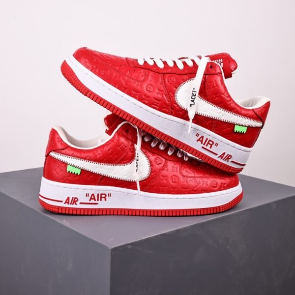 NK Air Force 1 Low OW Red - Sneakers