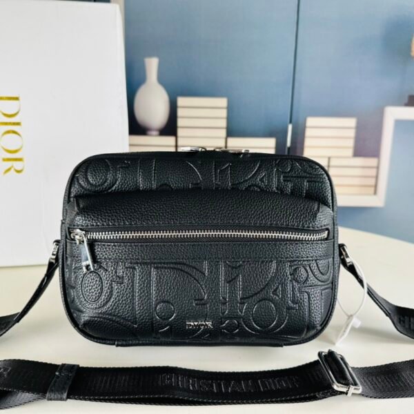 CD CD Rider 2 Messenger Black Embossed Leather - Bag