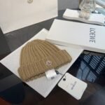 MCL Ribbed Beanie Beige Wool – Hat