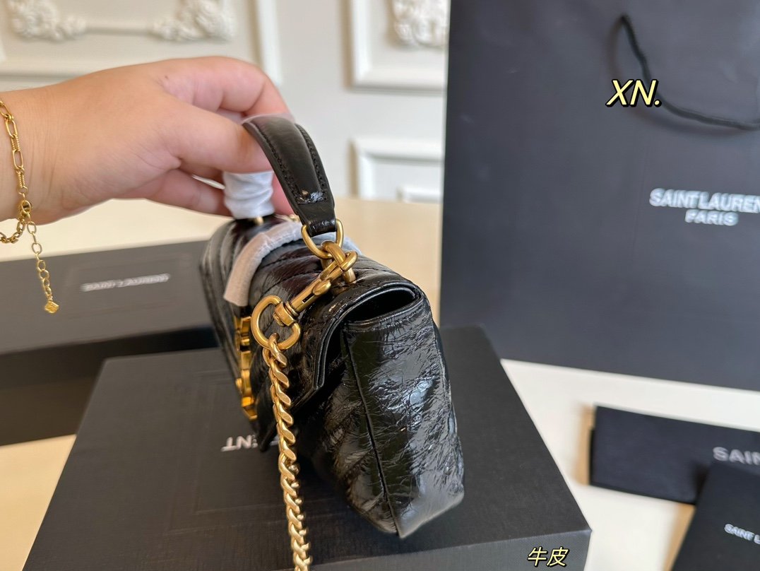 YSL College Mini Black Leather - Bag - Image 9