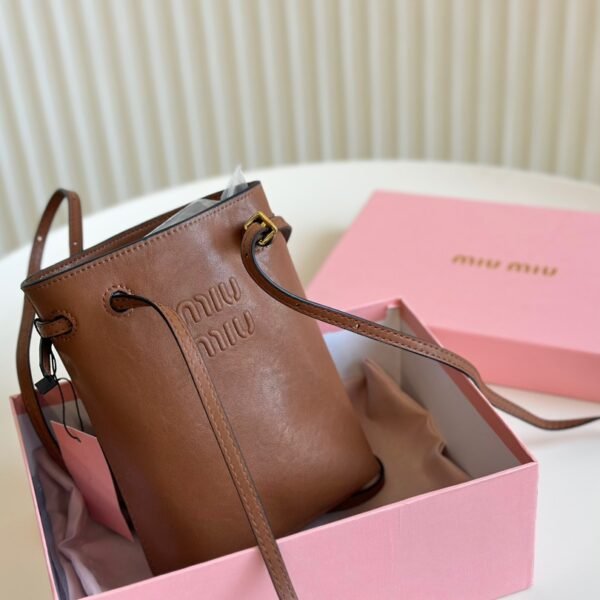 MIU Wander Brown/Black Leather - Bag