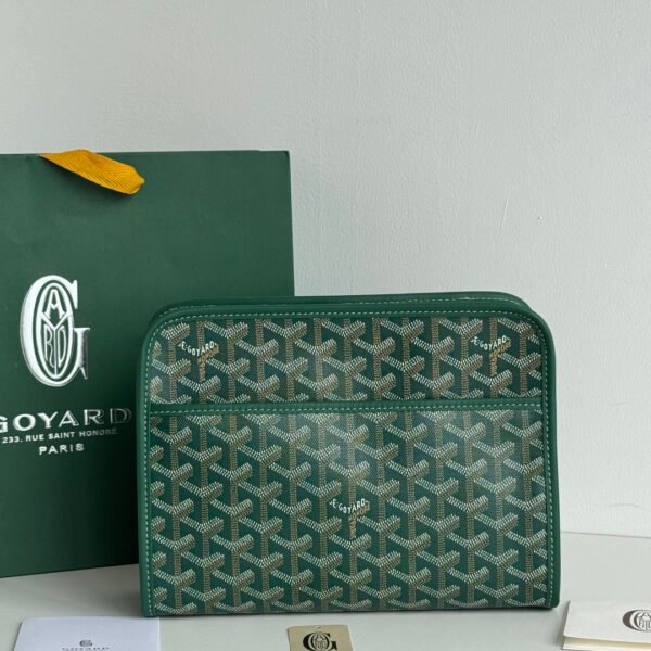 GYD Jouvence Toiletry Case Green GYDine Canvas - Bag