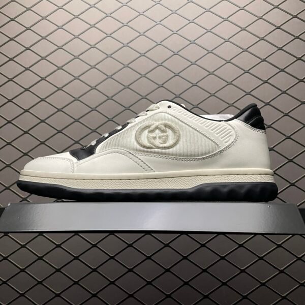 GG Mac80 White/Black Leather - Sneakers
