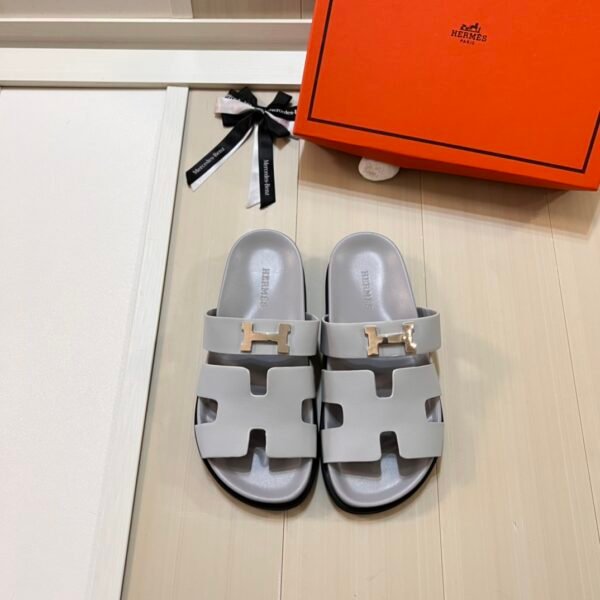 HM Oran Sandals Grey Leather - Sandals