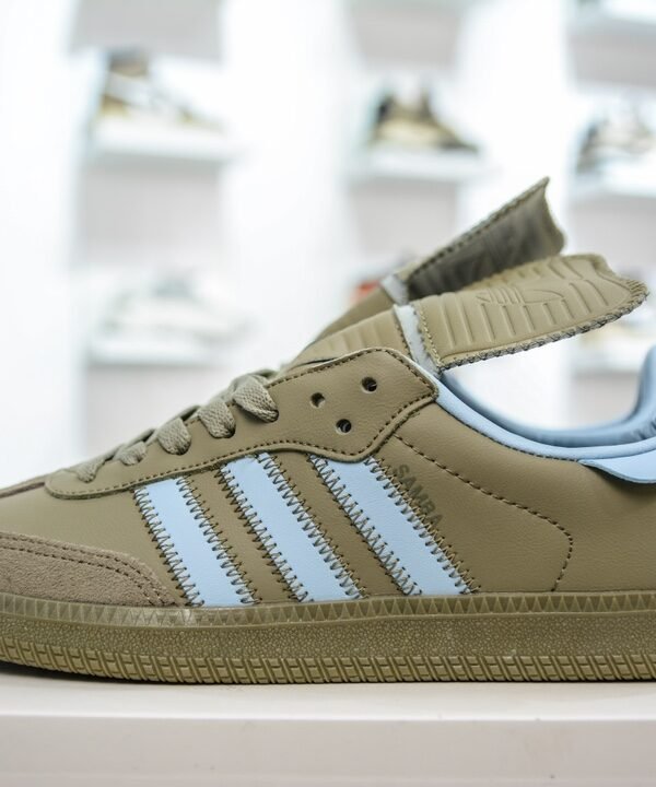 AD Samba Olive/Blue – Sneakers