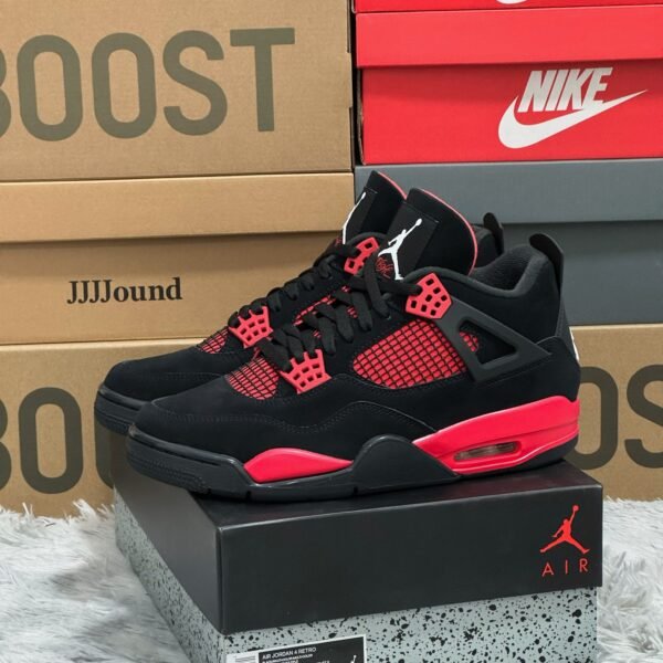 NK Air Jordan 4 Retro Red Thunder - Sneakers