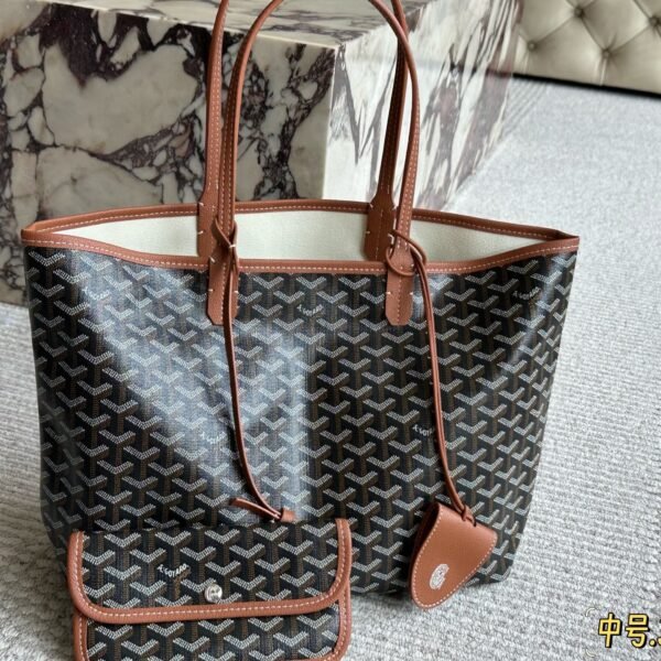 GYD Saint Louis PM Black GYDine Canvas - Bag